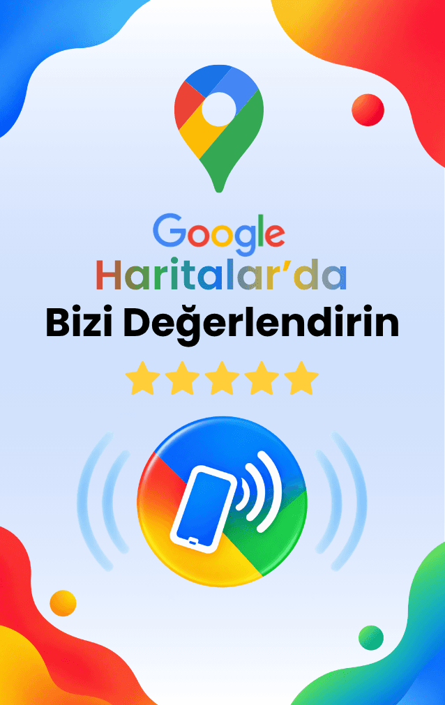 Google Yorum NFC kart tasarımı
